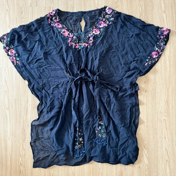 ModCloth beaded embroidered tunic dress nwot - Picture 1 of 3